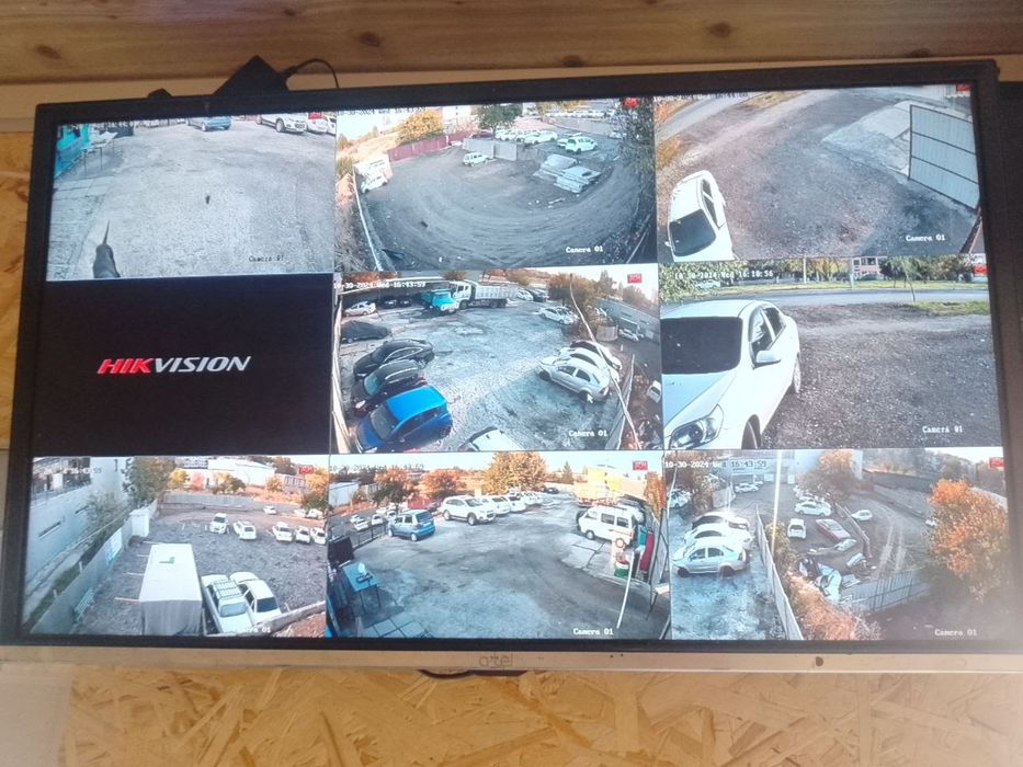 Ustanofka kameranablyudeniya damafon.