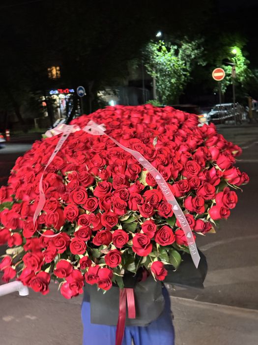 Цветы букеты розы