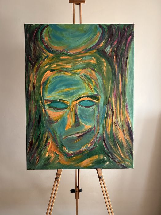 Tablou portret - ulei pe panza - 60x80cm
