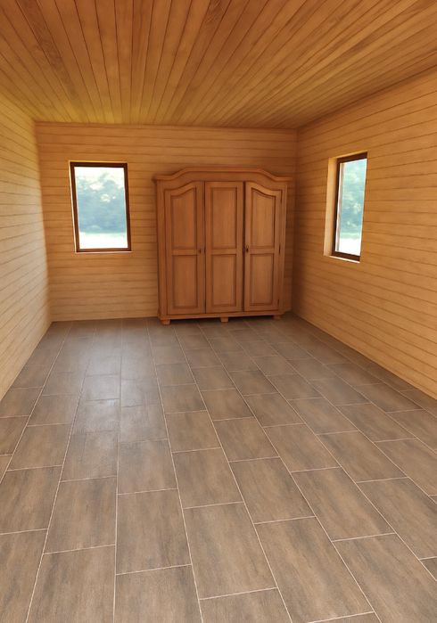 Casa noua, langa pădure cu living înalt de 7m,