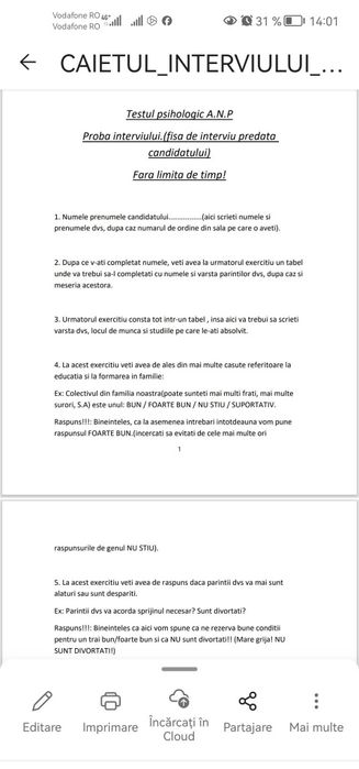 Teste psihologice MAI, ANP, MApN