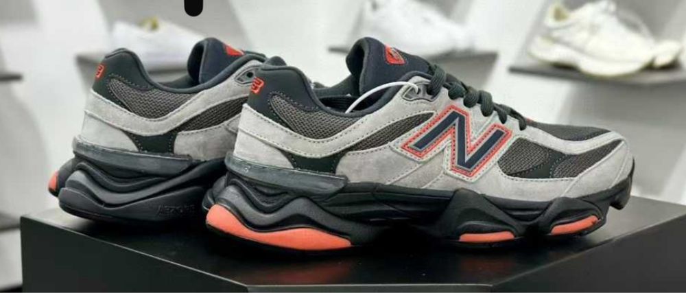 Нови мъжки маратонки New Balance 9060 черно сиво