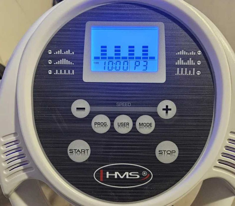 Aparat vibromasaj HMS, 3 curele incluse, greutate utilizator 120 kg