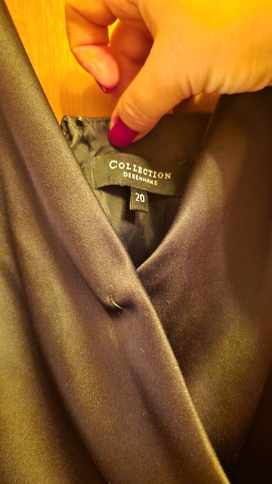 Rochie elegantă botez/nunta/petrecere 20 UK 48 Debenhams little black