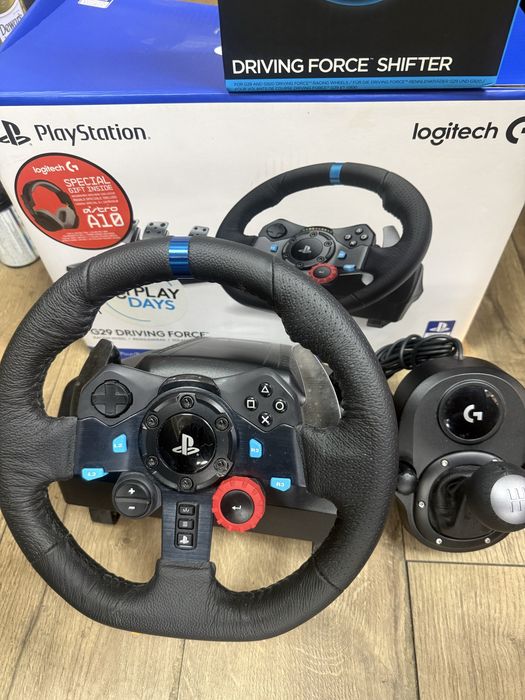 Волан с педали Logitech G29 + Shifter Перфектни!