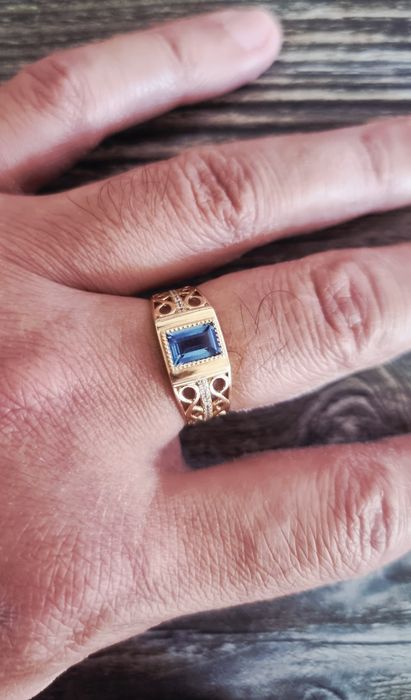 Мужское Золотое кольцо