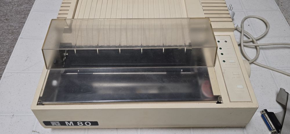 Български ретро принтер м80