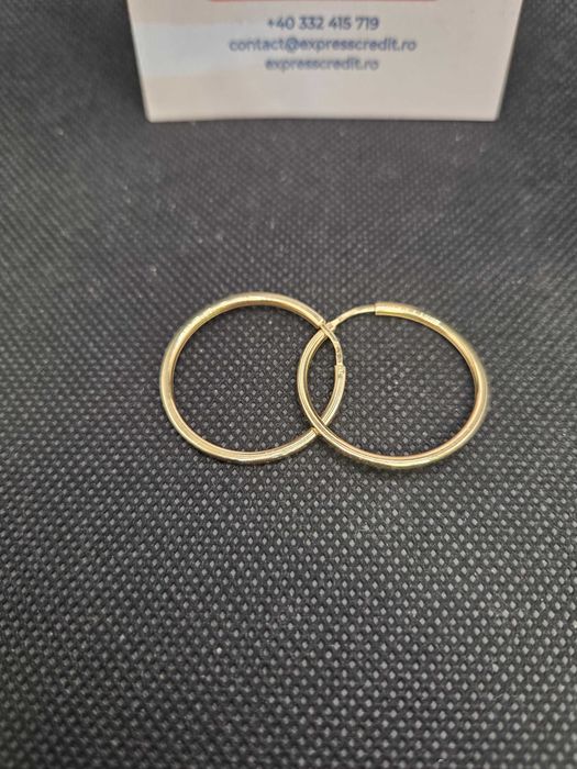 Cercei aur 14K 2.22g (50081.10 Ag11 Piata Nicolina) Garantie 2 ani!