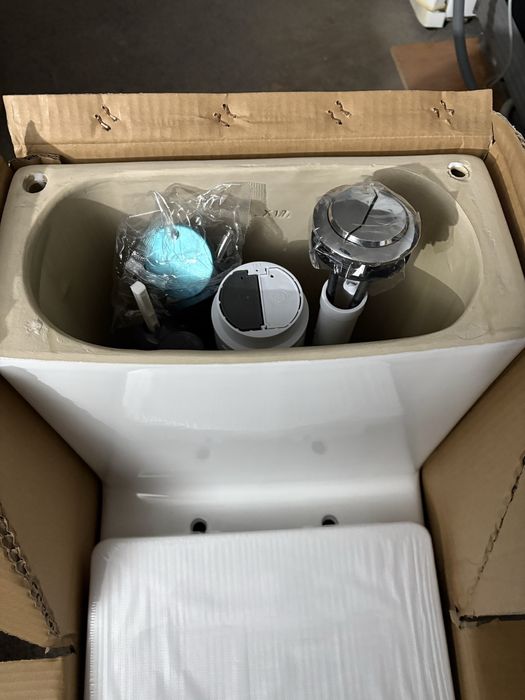 Моноблок с вградено казанче и задно оттичане