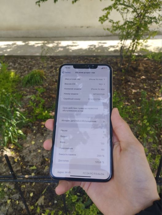 Iphone Xs max 256 gb