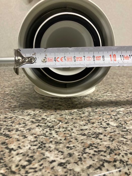 Коляно 90° Ø 60/100  за кондензни котли immergas имергаз