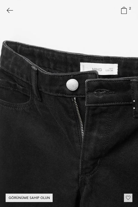 Кюлоты джинсовые Mango на 13-14 лет