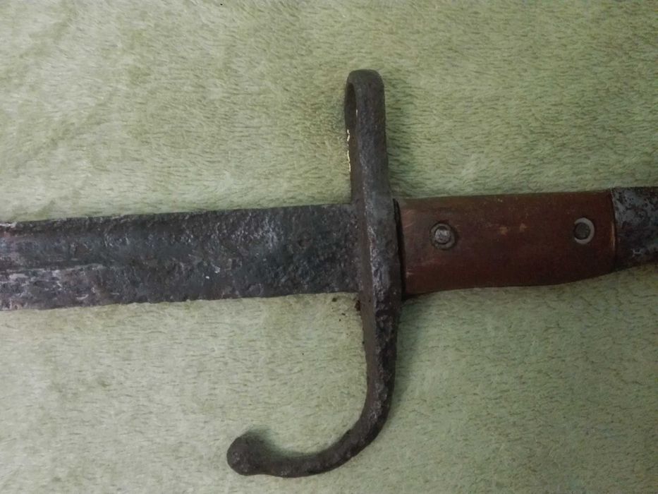 Стар щик от турски Маузер и туристически бастун..