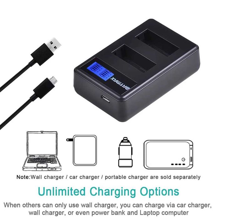 LP-E12 двойно зарядно за Canon m50 , m100 , m200 , M50II , и др.