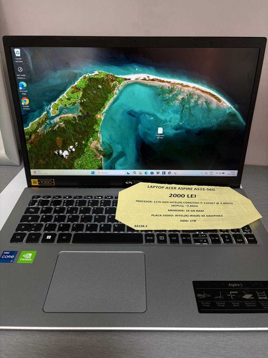 Laptop Acer 11th Gen Intel Core i7-1165G7 (cdc)StarAmanet