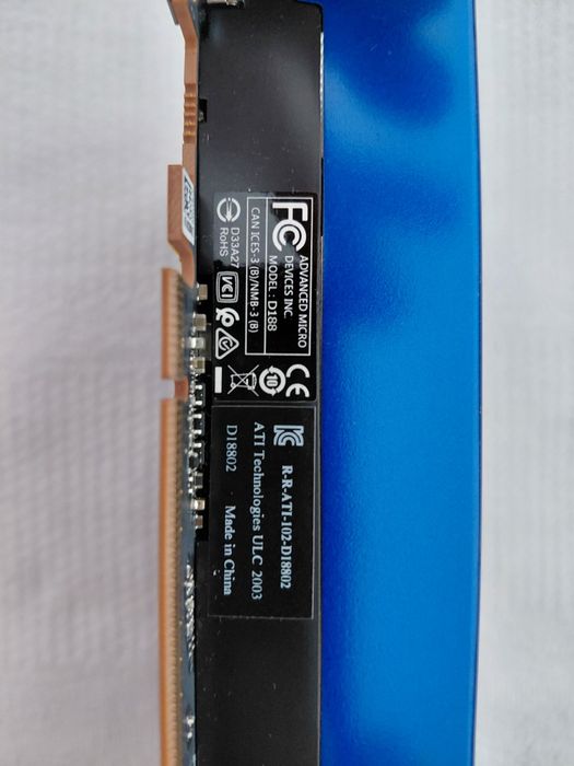 AMD Radeon Pro W5700 DDR6 8GB PCIe 4.0 Mini DisplayPort 1.4