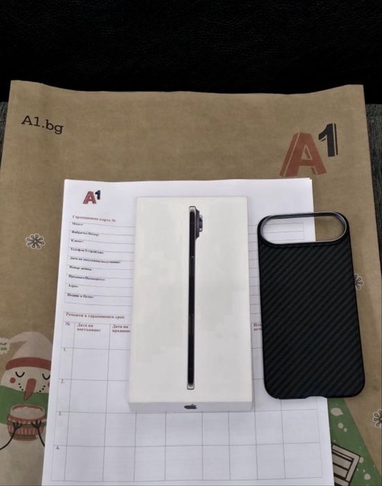 ***КАТО НОВ 256GB iPhone 17 Air Гаранция А1 2027 Space Black Черен