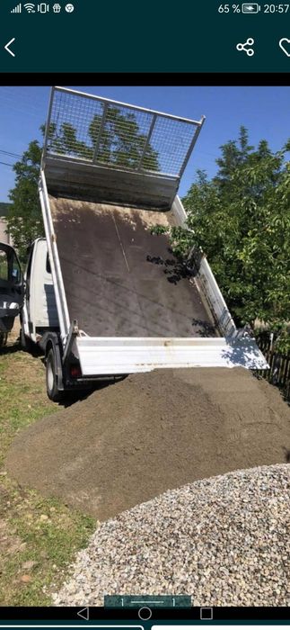 Transport nisip,balast,sort spalat si piatra concasata 300 lei