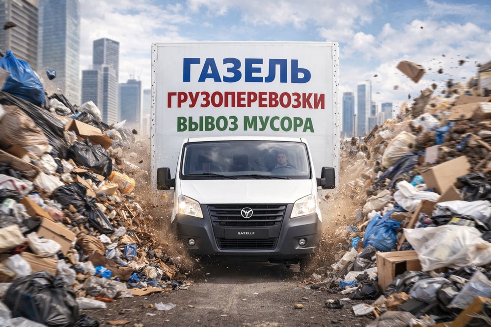Газель вывоз мусора