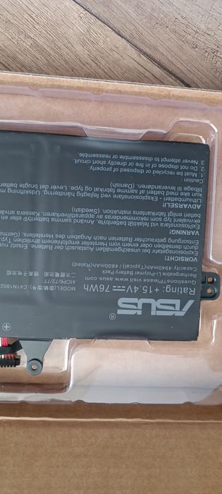 Батарея на Asus rog zephyrus gx701