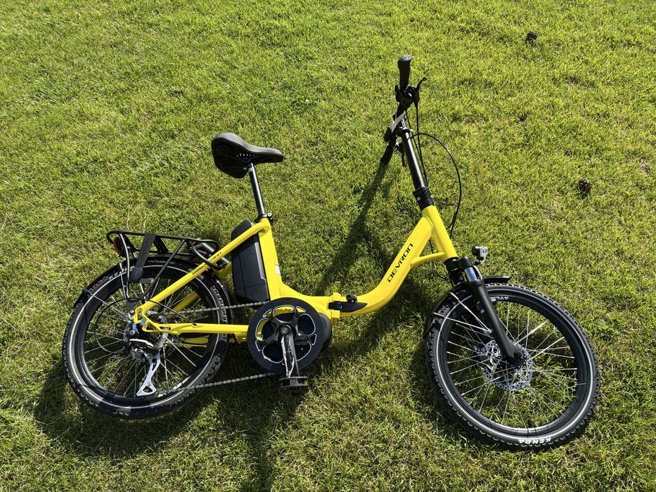 Bicicleta electrica pliabila Devron 20126 | mid drive | sub 500km rulati