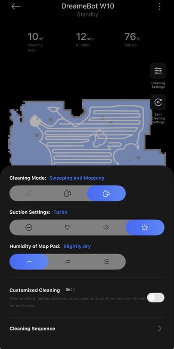 Robot aspirator si mop Dreame Bot W10 -doar robotul, consumabile noi