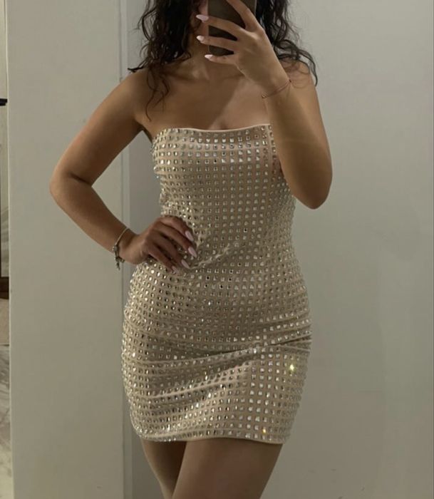 Рокля с камъни ZARA