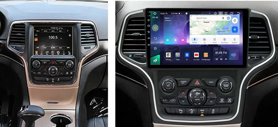 Jeep Grand Cherokee 2014/2022 10" андроид навигация /ТИП "А"/,9755