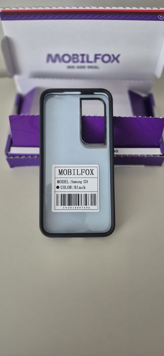 Mobilfox калъф за телефон с протектор, ултра здрав за Samsung S24