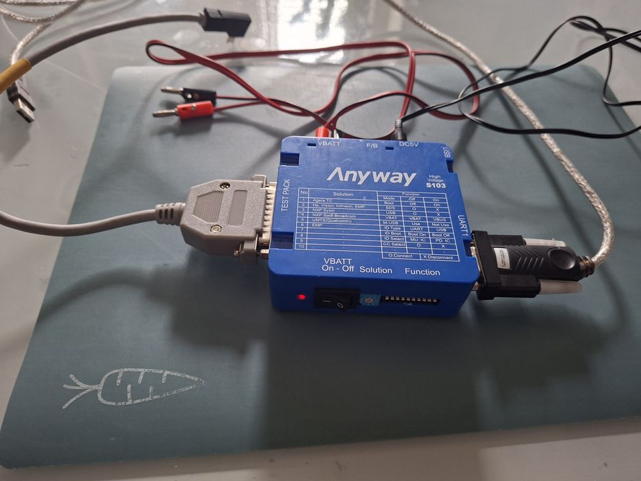 Tester reparații telefoane Samsung, jig Anyway S103