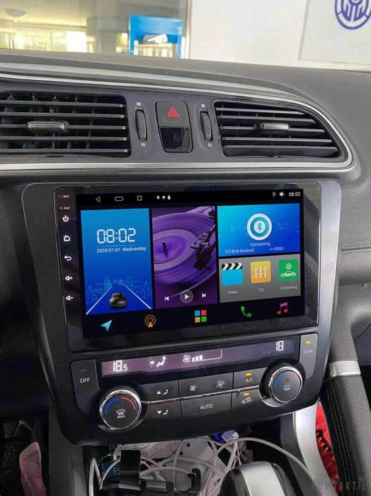 Мултимедия за Renault Kadjar, 2015, 2016 Android, Навигация, Waze, Carplay, Андроид двоен дин Kadjar