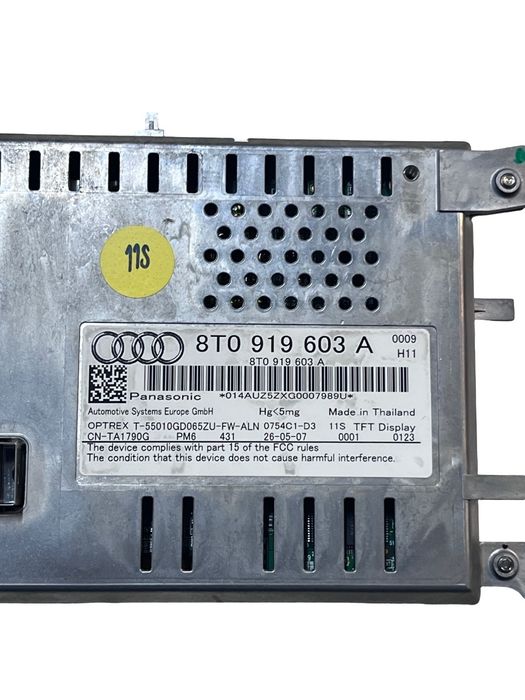 Display Navigatie Audi A5/S5 8T3 2007 - 2017 8T0919603A