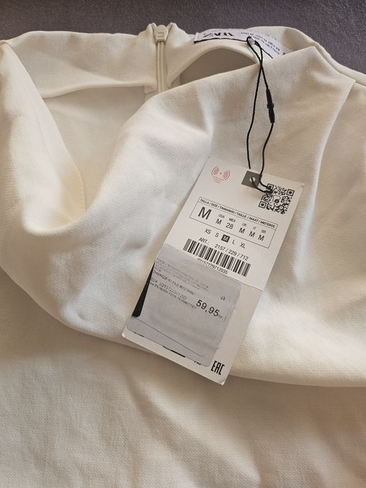 Бяла рокля Zara,М