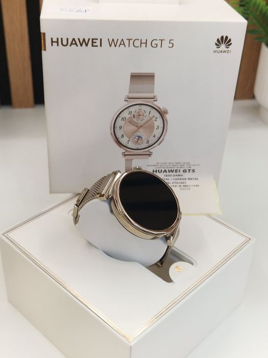 Huawei smartwatch GT 5 Curea metalică Garantie!#58838