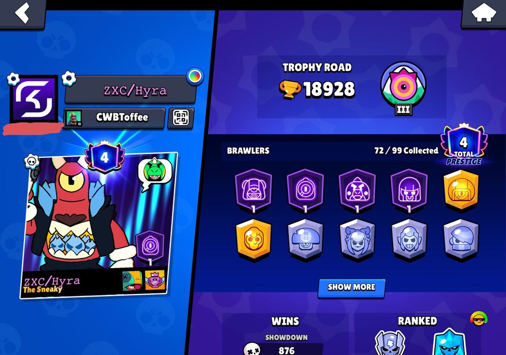 Продам аккаунт в бравл старс