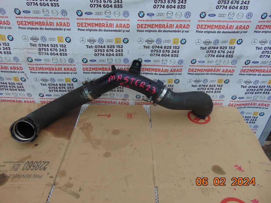 Conducta intercooler Renault master 2.3 opel movano nissan nv400 furtun intercooler cod 1124095 144688199r