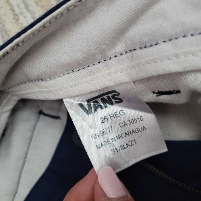 Pantalon baiat stofa Vans 7-8 ani