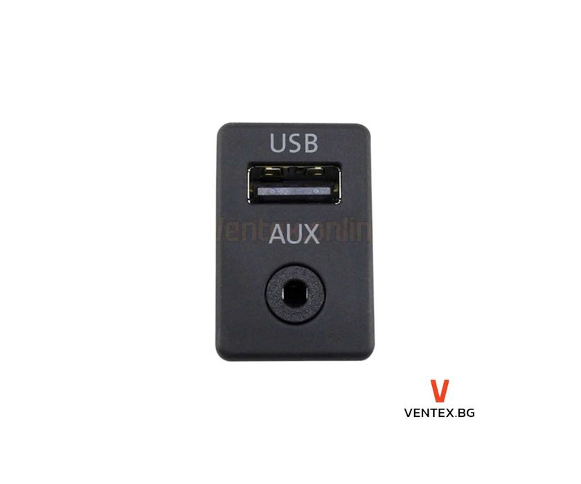 Удължител за вграждане за Volkswagen AUX и USB за RCD510 и RNS315
