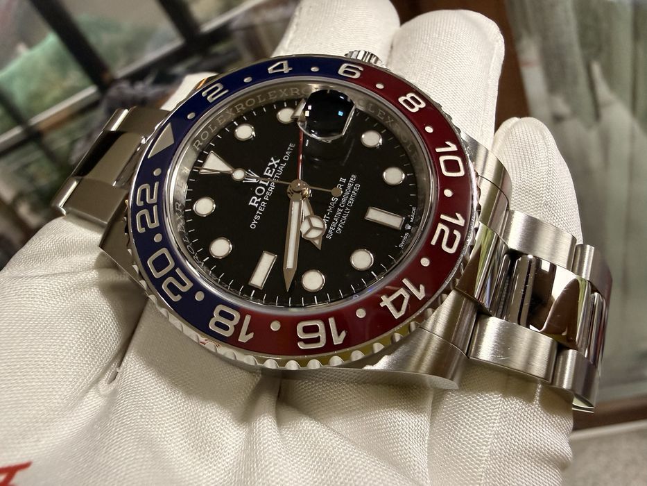 Ceas Rolex GMT master II 126710BLRO PEPSI. Full set 2019, ca nou. Niciodata polisat.