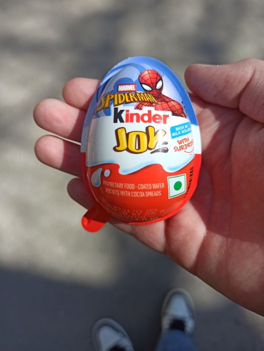 киндер человек паук Spider man