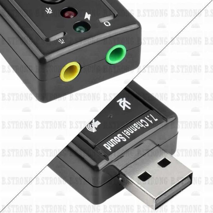Placa sunet USB2.0 sau USB3.0 iesire audio si intrare microfon