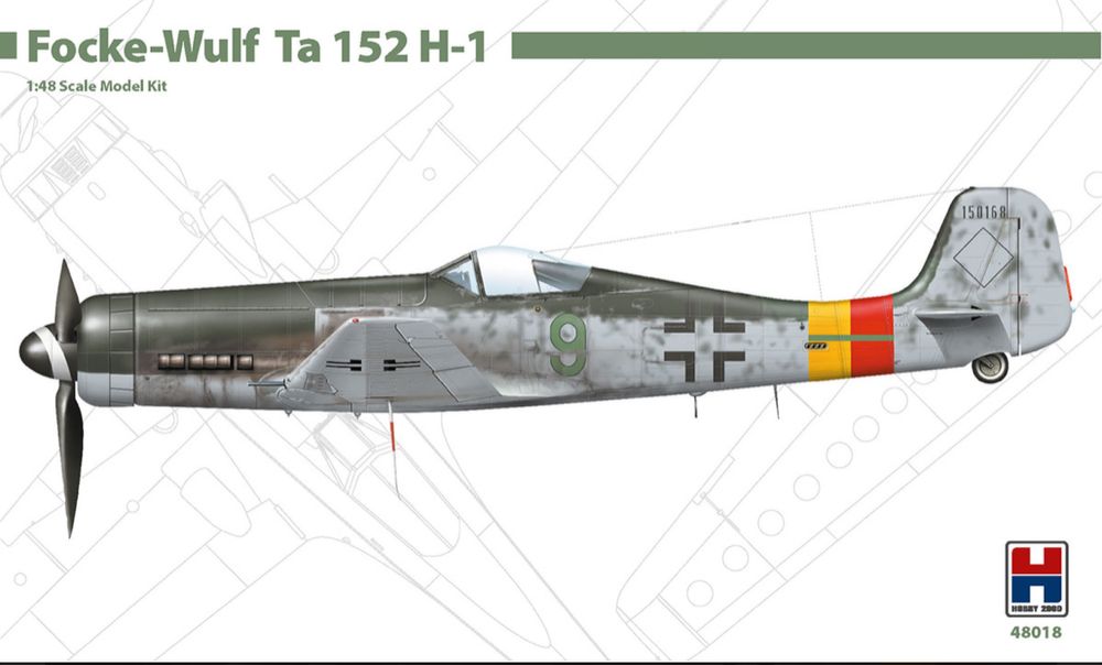 Фигура за сглобяване самолет The Focke Wulf Ta-152