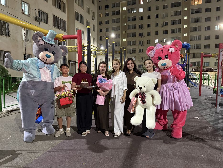 Прокатка тедди (аюлар) беріледі..