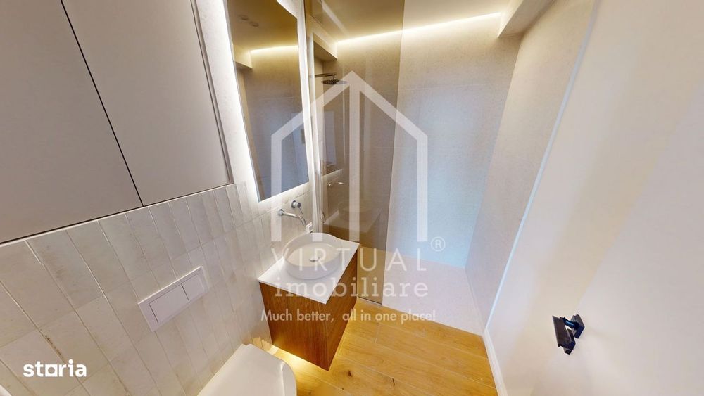 Apartament partial mobilat si utilat - decomandat - 3 camere si balcon