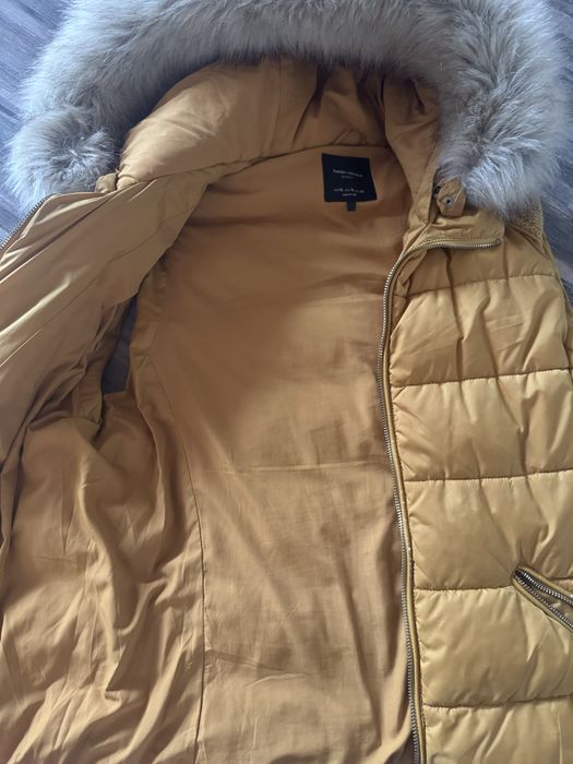 Жълт Елек с качулка ZARA