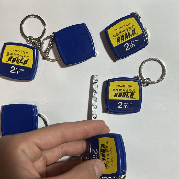 Мини рулетка для измерения в виде брелка