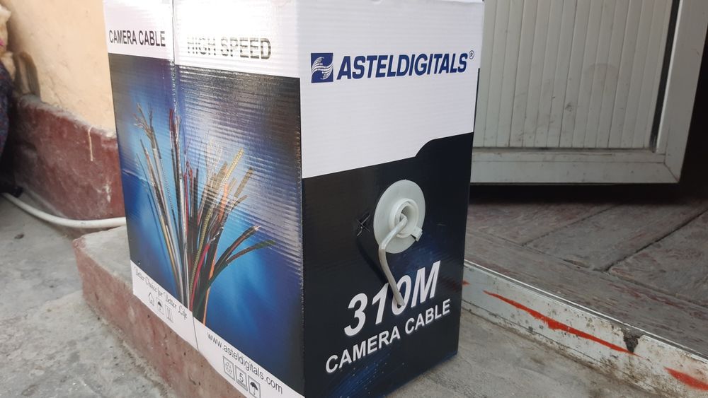 Кабель для видеонаблюдения и интернета!