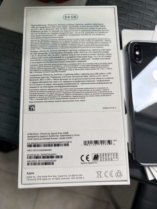 Iphone xs 64gb Space Gray