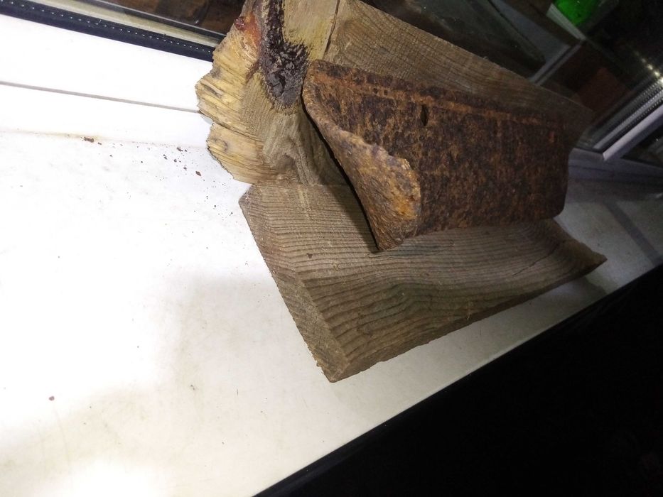 Старинен конски лемеж плуг рало за декорация