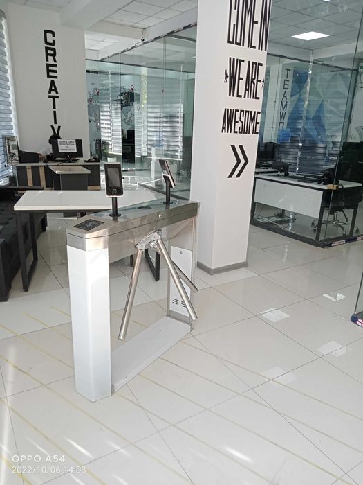 Турникет установка